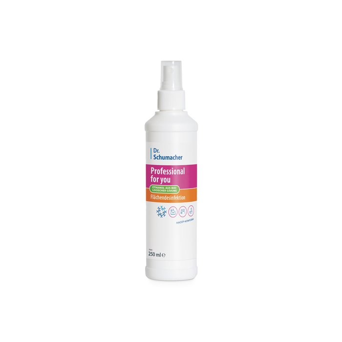 Product Image of Flächendesinfektionslösung Professional, Oberflächendesinfektion gegen Viren und Bakterien, Sprühflasche 250 ml