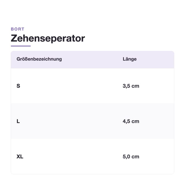 Gallery Image of Bort Zehenseparator PediSoft, Silikon-Gel-Zehentrenner bei überlagerten Zehen, Druckentlastung, strapazierfähig