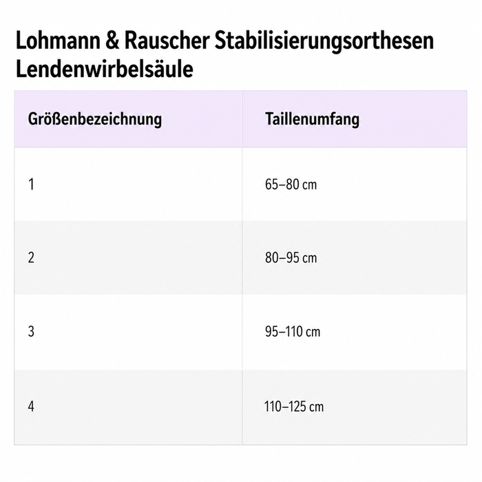 Product Image of Lohmann Rauscher Rückenbandage Dorsafit Comfort, LWS-Orthese bei Rückenschmerzen, 4 Stabilisierungsstäbe, atmungsaktiv