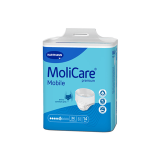 Produktbild für MoliCare Premium Mobile 6 Tropfen, Inkontinenzhose mittlere Blasenschwäche, Nässeindikator, atmungsaktiv