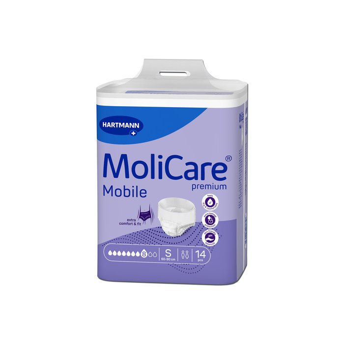 Product Image of MoliCare Premium Mobile 8 Tropfen, Inkontinenzhose schwere Blasenschwäche, Nässeindikator, diskret wie Unterwäsche