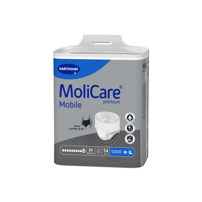 Produktbild für MoliCare Premium Mobile 10 Tropfen, Inkontinenzhose schwere Blasenschwäche, Nässeindikator, diskret wie Unterwäsche