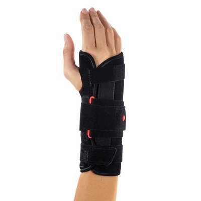 Produktbild für DONJOY Handgelenkorthese DuoForm, Handgelenkstabilisierung seitenuniversell, Tag und Nacht, Alu-Schiene, schwarz