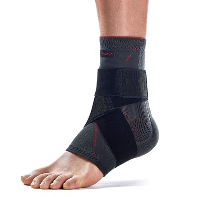Produktbild für DONJOY Sprunggelenkbandage MalleoForce Plus, Knöchelstabilisierung 8er-Gurt, beidseitig, verstärkte Kompression