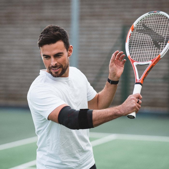 Product Image of DONJOY Ellenbogenbandage EpiForce, Epicondylitis-Spange bei Tennisarm, Silikondruckpelotten, universal, graphitgrau