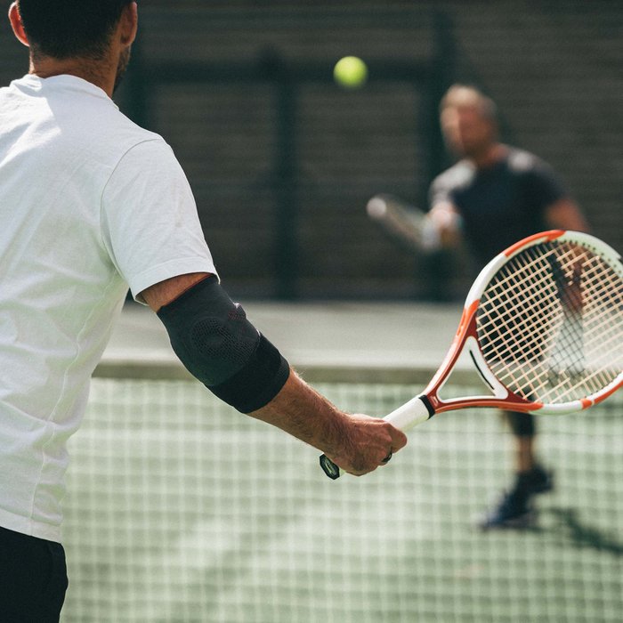 Product Image of DONJOY Ellenbogenbandage EpiForce, Epicondylitis-Spange bei Tennisarm, Silikondruckpelotten, universal, graphitgrau