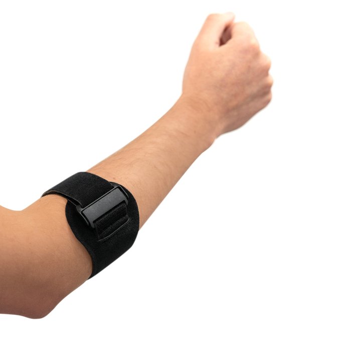 Product Image of DONJOY Epicondylitis-Spange EpiForce Strong, Tennisarm-Spange einhändig, Schnappband, beidseitig, schwarz