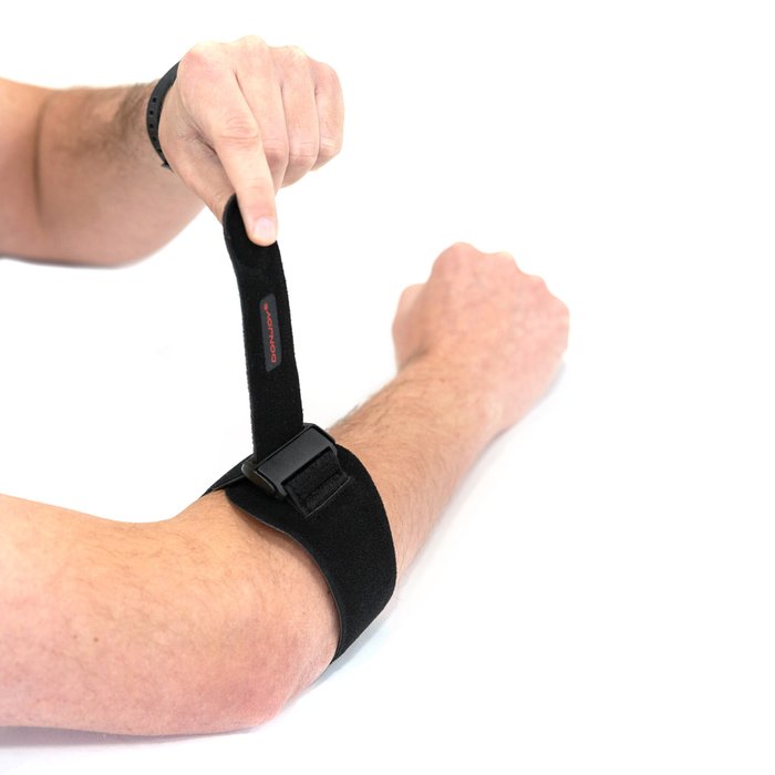 Product Image of DONJOY Epicondylitis-Spange EpiForce Strong, Tennisarm-Spange einhändig, Schnappband, beidseitig, schwarz