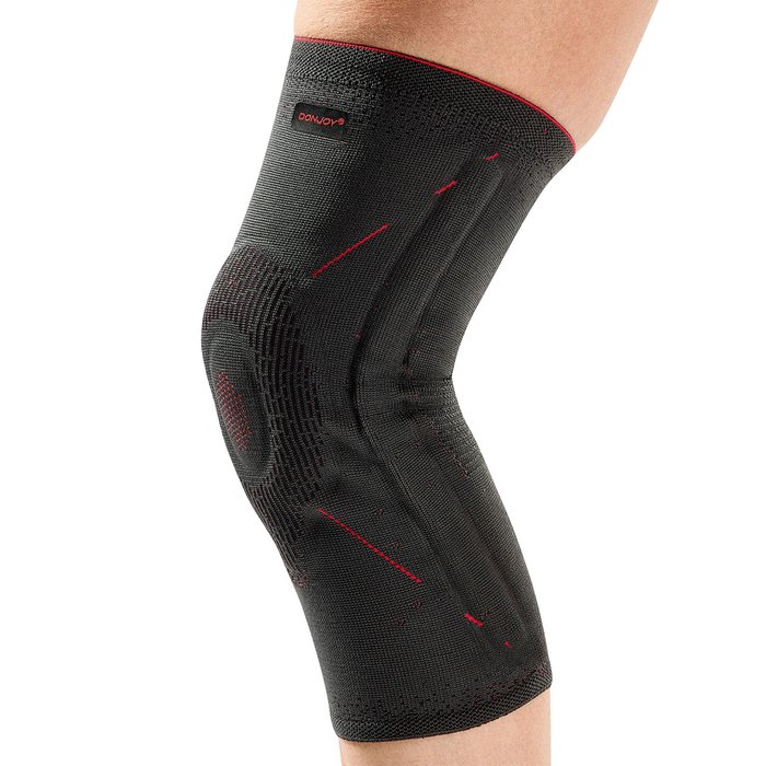 Product Image of DONJOY Kniebandage GenuForce, Kniestabilisierung bei akuten und chronischen Knieverletzungen, Pelotte, graphitgrau