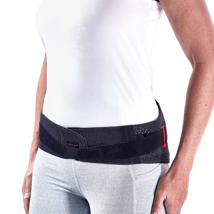 Product Image of DONJOY Beckenorthese LumboForce Sacro, Becken-Orthese bei Kreuzschmerzen, Massage-Pelotten, elastisch, schwarz