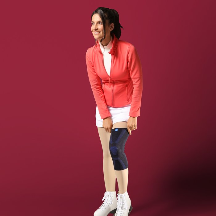Product Image of Thuasne Kniebandage GenuPro Comfort, Kniestabilisierung bei Knieschmerzen propriozeptiv, Patellaführung, atmungsaktiv