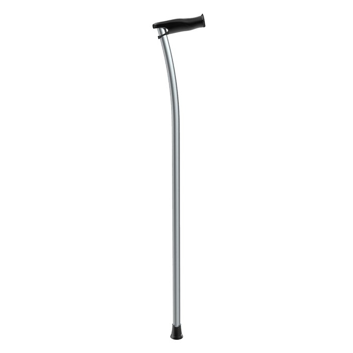 Product Image of Ossenberg Gehstock INDESmed, Aluminium-Gehstock mit stufenloser Höhenverstellung, ergonomischer Griff, titanium grau