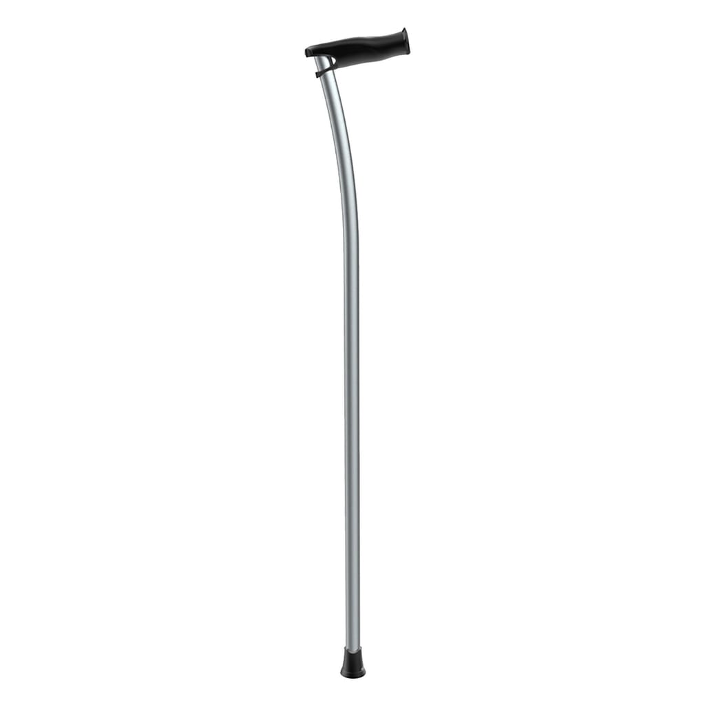 Gallery Image of Ossenberg Gehstock INDESmed, Aluminium-Gehstock mit stufenloser Höhenverstellung, ergonomischer Griff, titanium grau