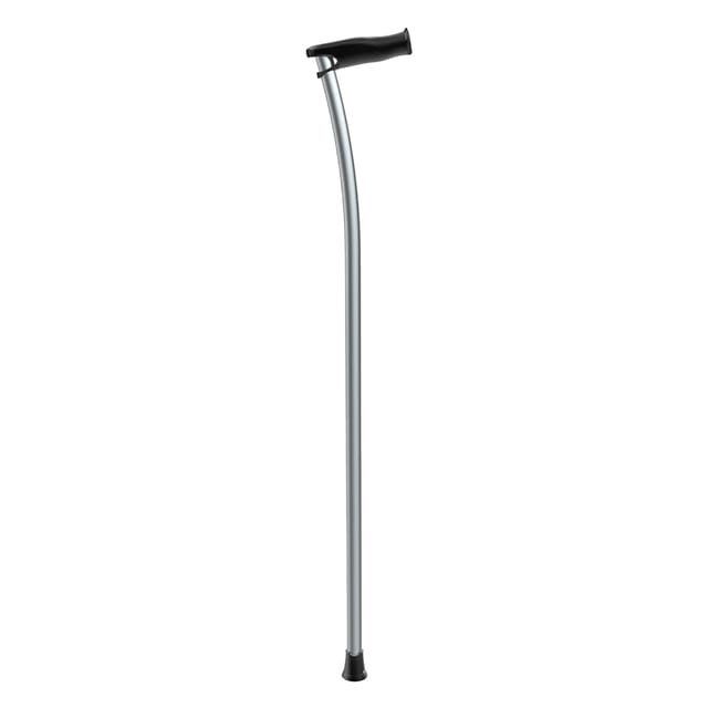 Gallery Image of Ossenberg Gehstock INDESmed, Aluminium-Gehstock mit stufenloser Höhenverstellung, ergonomischer Griff, titanium grau