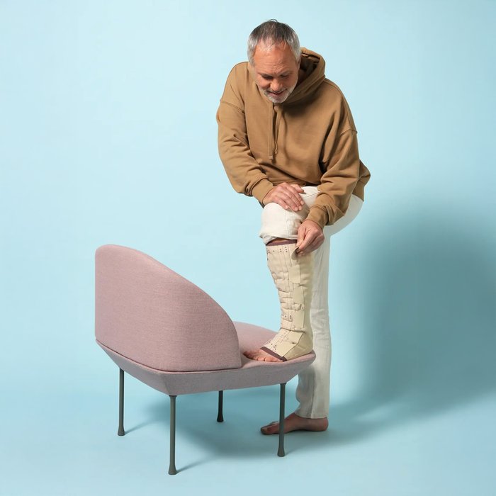 Product Image of Thuasne Kompressions-Wadenstrumpf MOBIDERM Autofit, Lymphödem-Behandlung Wade, einstellbar, Entstauung, beige