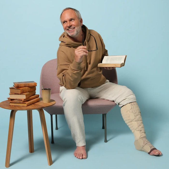 Product Image of Thuasne Kompressions-Wadenstrumpf MOBIDERM Autofit, Lymphödem-Behandlung Wade, einstellbar, Entstauung, beige