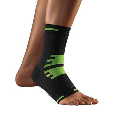 Produktbild für Bort Knöchelbandage ActiveColor Sport, Sport-Knöchelstabilisierung Kompressionsklasse II, Pendelferse, schwarz-grün