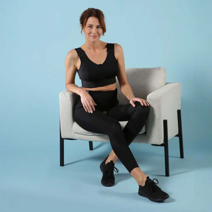 Product Image of Thuasne Kompressions-Leggings Cicatrex Contour, Narbenversorgung nach OP, Hygieneöffnung, atmungsaktiv, schwarz