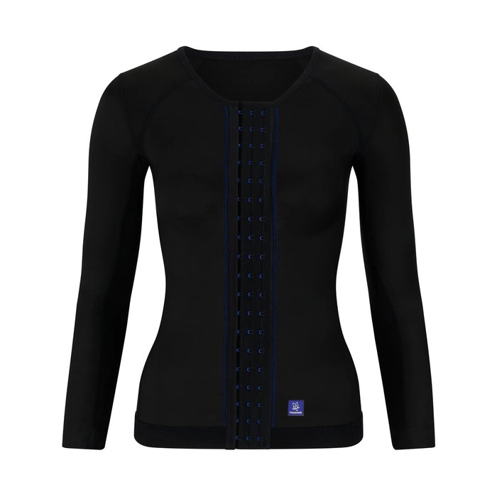 Product Image of Thuasne Kompressionsjacke Cicatrex Contour, Narbenkompression Arm und Rumpf nach OP, atmungsaktiv, schwarz