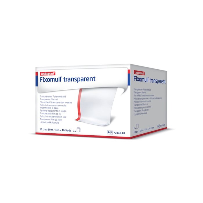 Product Image of Essity Fixomull Transparent, wasserdichte Verbandfixierung, transparente Wundkontrolle, atmungsaktiv, hautfreundlich