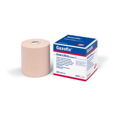 Produktbild für Essity Fixiervlies Gazofix color, selbsthaftendes Wundverbands-Fixierpflaster, atmungsaktiv, latexfrei