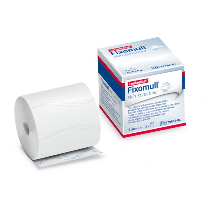 Product Image of Essity Fixiervlies Fixomull Skin Sensitive, Wundpflaster für empfindliche Haut, hypoallergen, atmungsaktiv