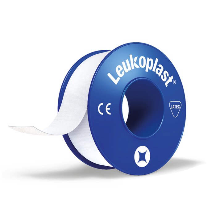 Product Image of Essity Rollenpflaster Leukoplast wasserfest, Fixierpflaster zum Duschen und Schwimmen, atmungsaktiv, weiß