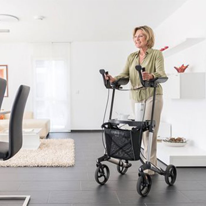 Product Image of Sunrise Medical Outdoor-Rollator Gemino 60 Walker, geländetauglicher Gehwagen mit Unterarmstützen, extragroße Räder