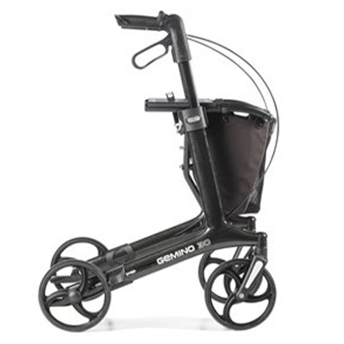 Product Image of Sunrise Medical Carbon-Rollator Gemino 30, ultraleichter Gehwagen Falt-Klick-System, stabil, Carbon