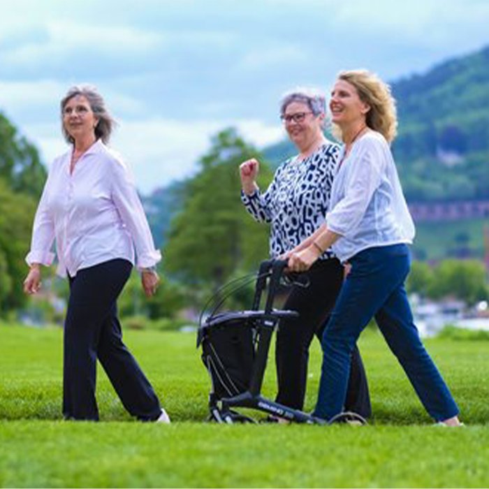 Product Image of Sunrise Medical Carbon-Rollator Gemino 30, ultraleichter Gehwagen Falt-Klick-System, stabil, Carbon