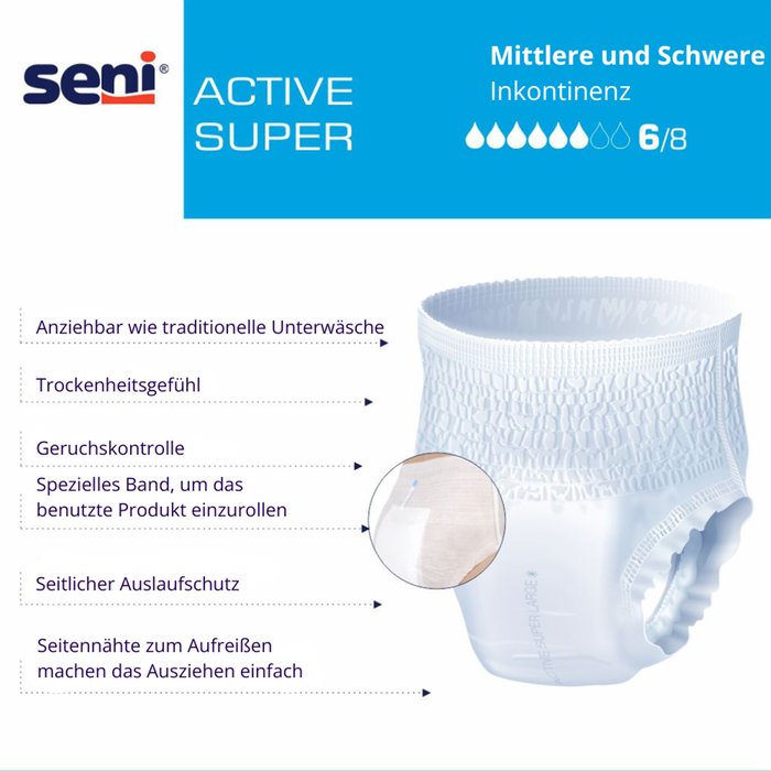 Product Image of Inkontinenzpants Seni Active Super Extra starke Saugkraft