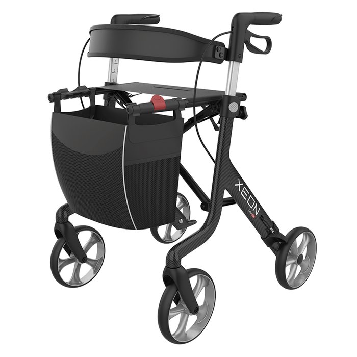 Product Image of Rehasense Carbon-Rollator XEON, ultraleichter Gehwagen 4,8 kg faltbar, 150 kg belastbar