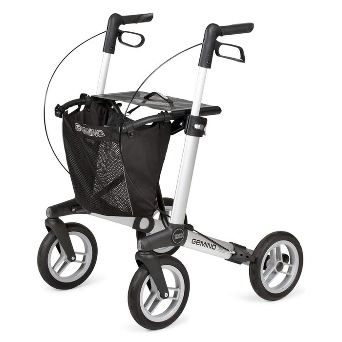 Product Image of Sunrise Medical Rollator Gemino 30 Comfort, gefederter Gehwagen für drinnen und draußen, Korb 10 kg, Stoßdämpfung