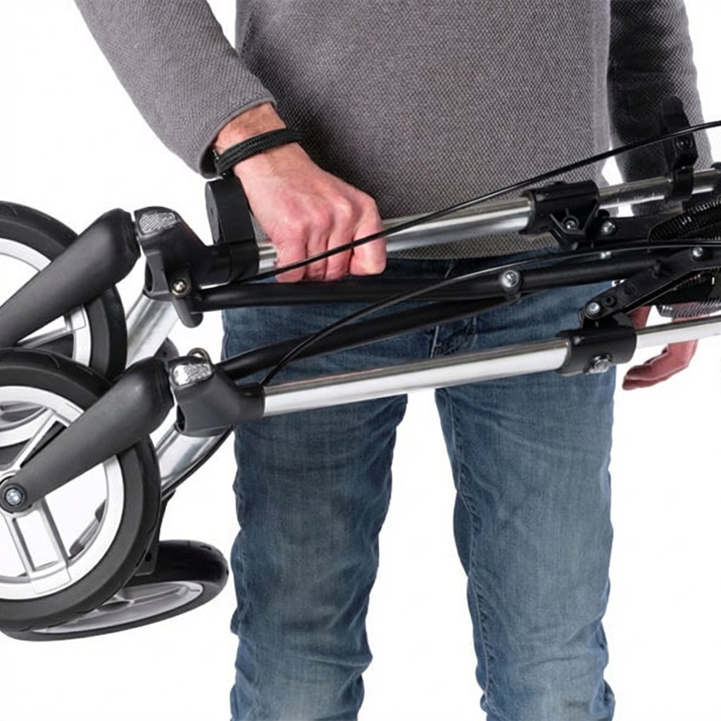 Product Image of Sunrise Medical Parkinson-Rollator Gemino 30, Gehwagen mit Schleppbremse und Laservorrichtung, Erstarrungshilfe