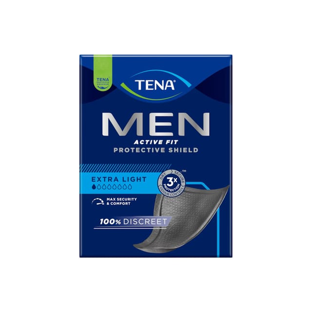 Gallery Image of Tena Men Active Fit Shields Level 0, Inkontinenzeinlage für aktive Männer, ultradünn, schwarz
