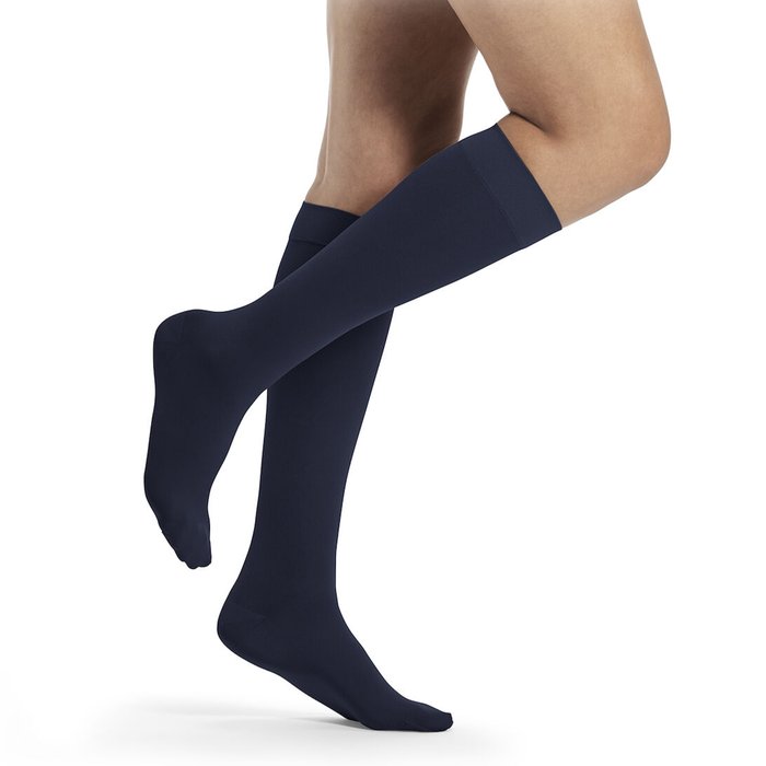 Product Image of Sigvaris Stützstrümpfe Highlight for Women, Kniestrümpfe gegen schwere müde Beine, Reisestrumpf, elegant