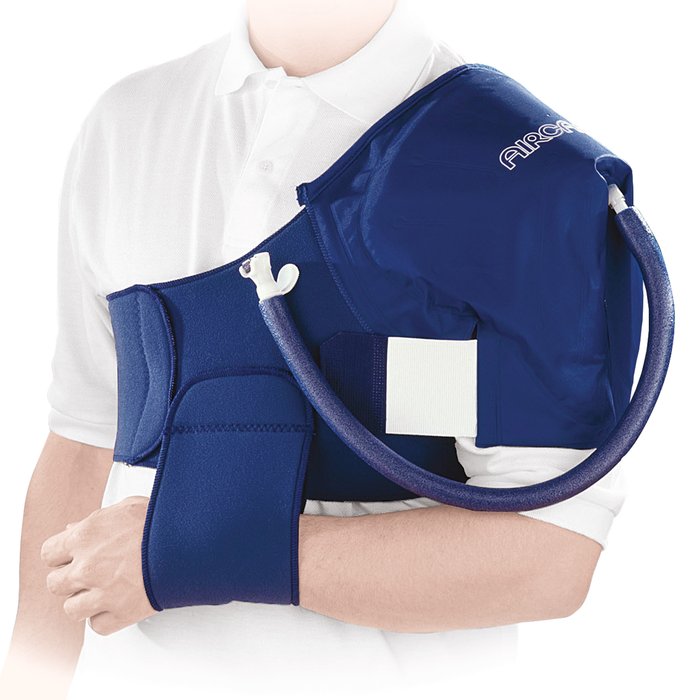 Product Image of AIRCAST Schulter Cryo Cuff, Kältetherapie Schulter nach OP und Verletzung, Kompression, Schwellungsreduktion, blau