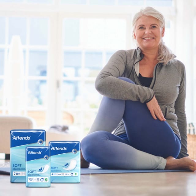 Gallery Image of Attends Soft 1 Mini Long, Inkontinenzeinlage bei leichter Blasenschwäche, ultradünn, atmungsaktiv, 16 Stück
