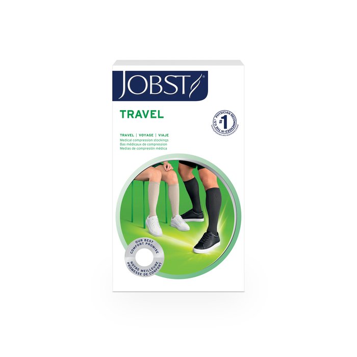 Product Image of Jobst Reisekompressionsstrümpfe Travel, Thromboseprophylaxe Reise 15-20 mmHg, Baumwollmischgewebe