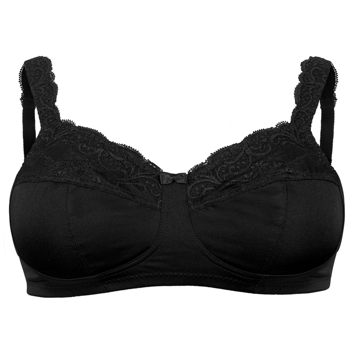 Product Image of Thuasne Prothesen-BH Lola, Spitzen-BH nach Brustoperation, dreigeteilte Cups, Vorderverschluss, florale Spitze