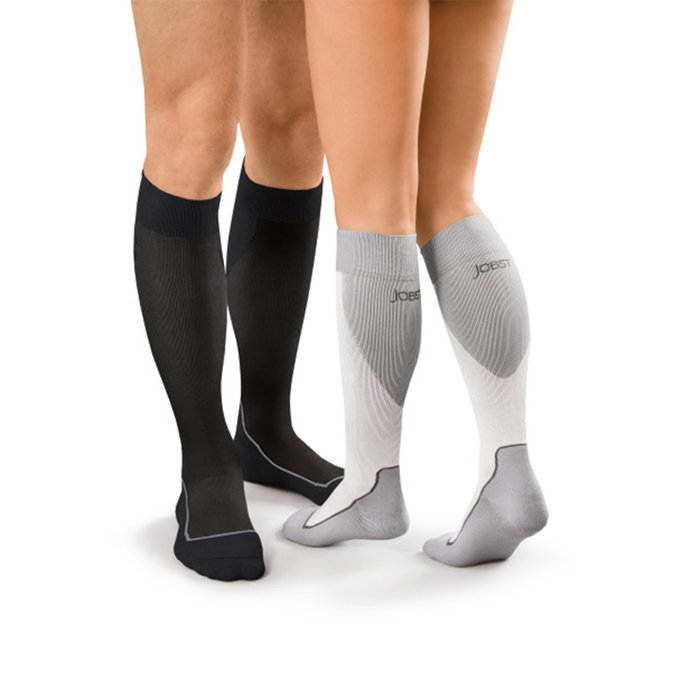 Product Image of Jobst Sport Kompressionsstrümpfe, Sport-Stützstrümpfe 15-20 mmHg, Feuchtigkeitsmanagement, atmungsaktiv